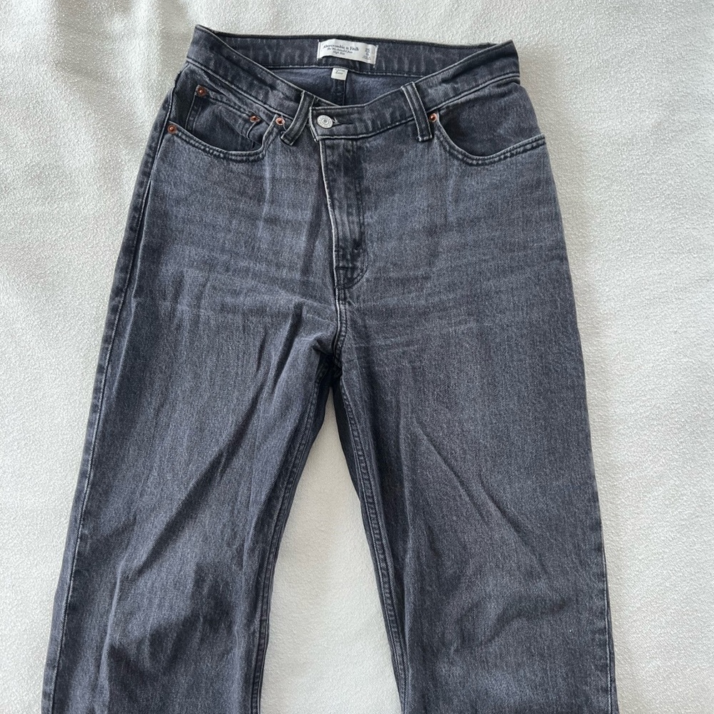 Light Black Washed Abercrombie Jeans